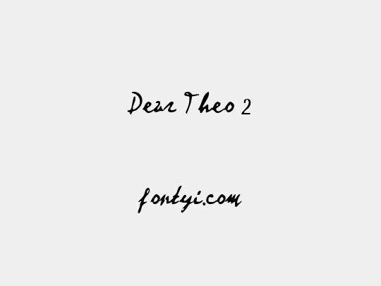 Dear Theo 2