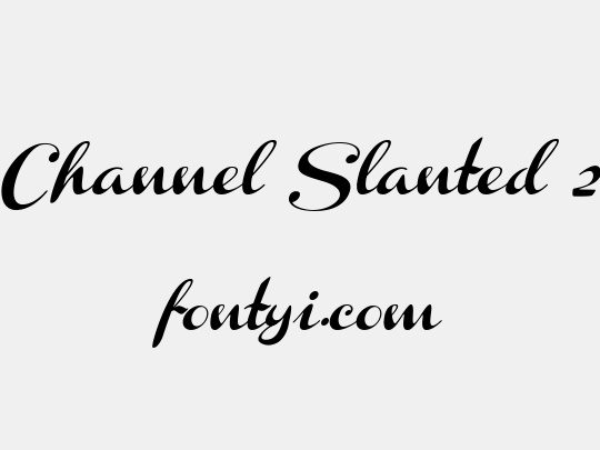 Channel Slanted 2