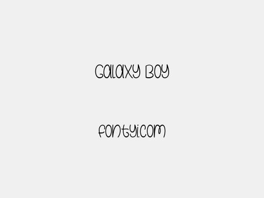 Galaxy Boy