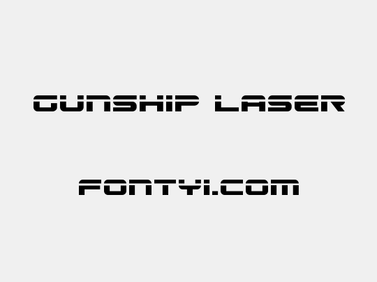 Gunship Laser