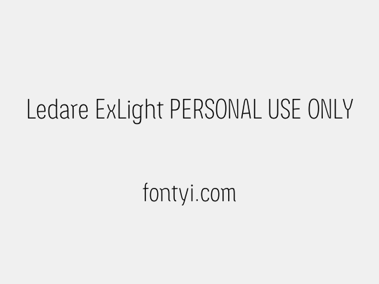 Ledare ExLight PERSONAL USE ONLY