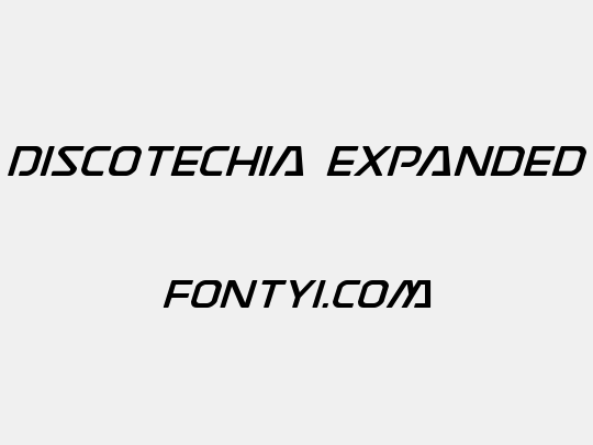 Discotechia Expanded
