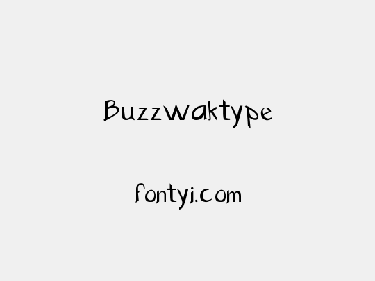Buzzwaktype