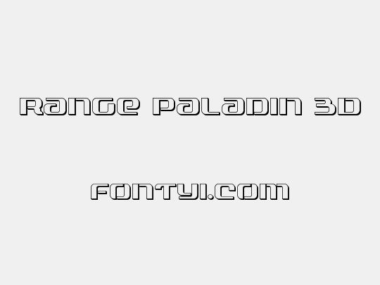 Range Paladin 3D