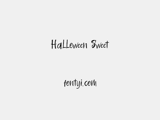 Halloween Sweet