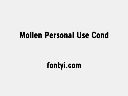 Mollen Personal Use Cond