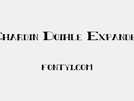 Chardin Doihle Expanded