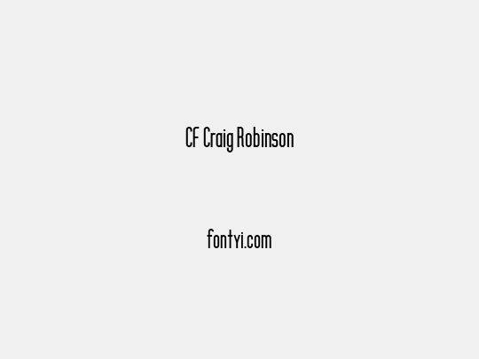 CF Craig Robinson