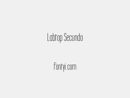 Labtop Secundo