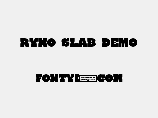 Ryno Slab Demo