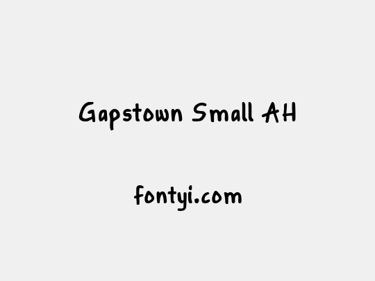 Gapstown Small AH