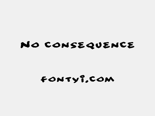 No consequence