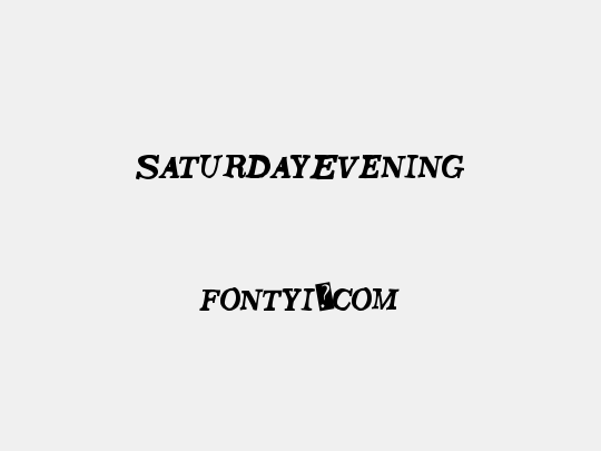 SaturdayEvening