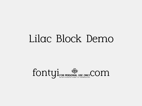 Lilac Block Demo