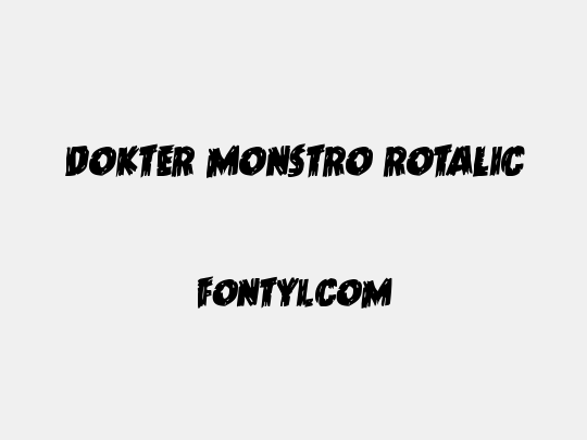Dokter Monstro Rotalic