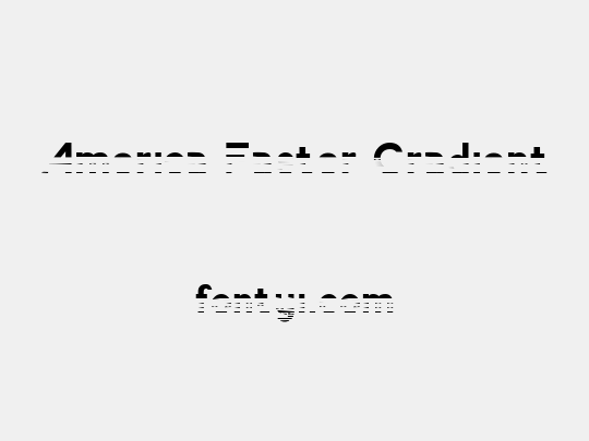 America Faster Gradient