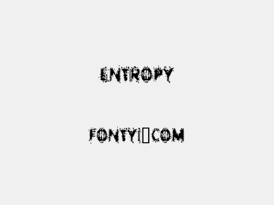 Entropy