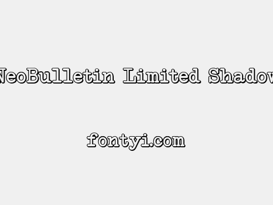 NeoBulletin Limited Shadow