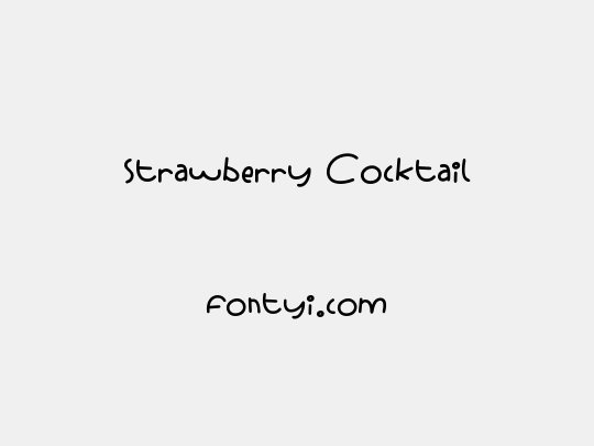 Strawberry Cocktail