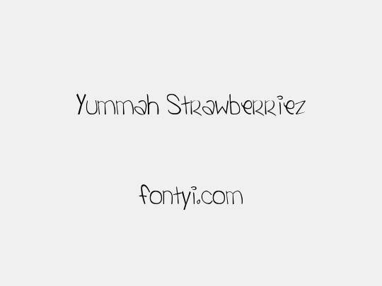 Yummah Strawberriez