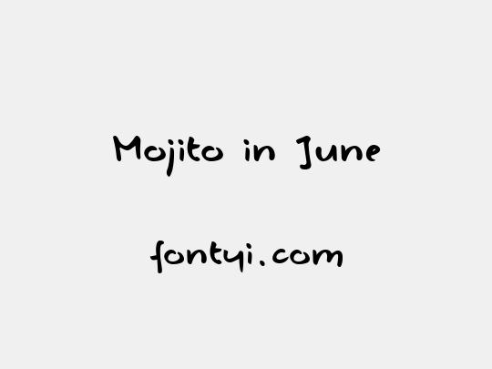 Mojito in June