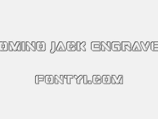 Domino Jack Engraved