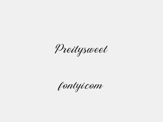 Preitysweet
