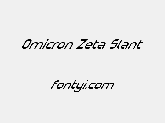 Omicron Zeta Slant