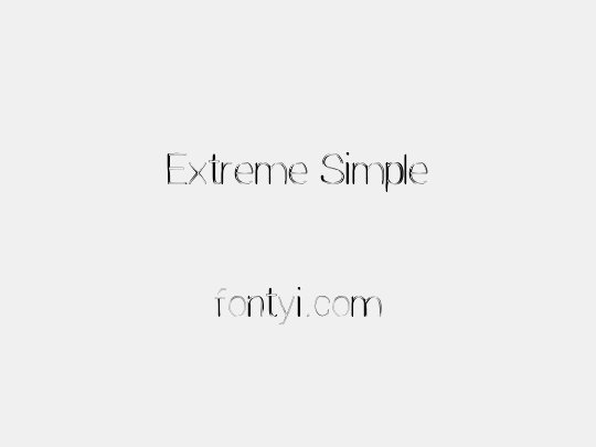 Extreme Simple