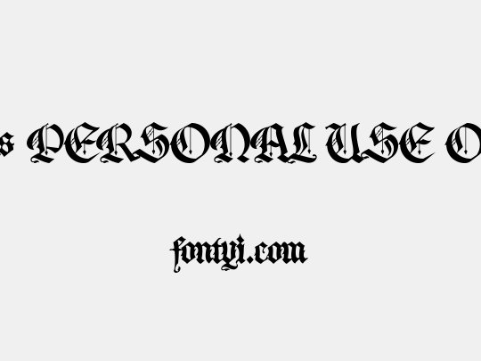 Leaders PERSONAL USE ONLY