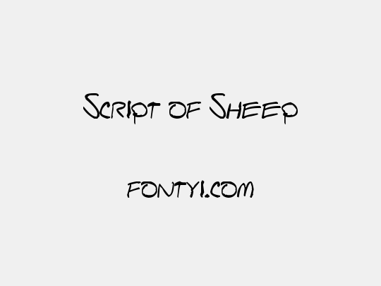 Script of Sheep