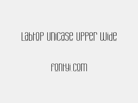 Labtop Unicase Upper Wide