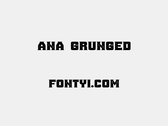 Ana Grunged