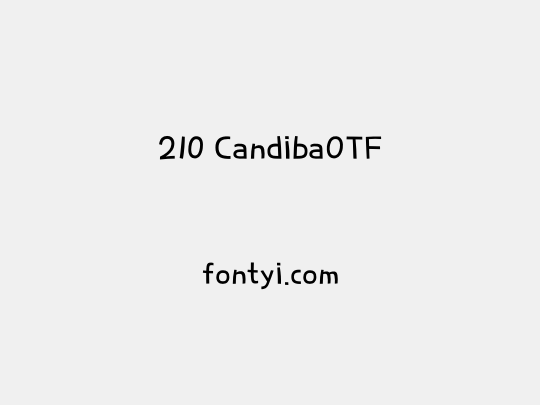 210 CandibaOTF