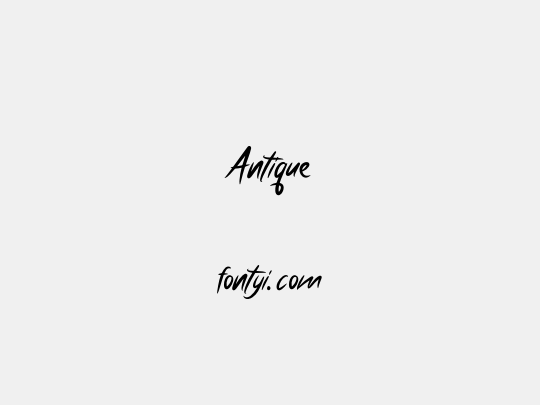 Antique