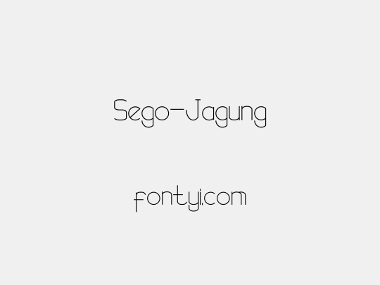 Sego-Jagung