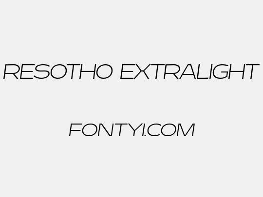 Resotho Extralight