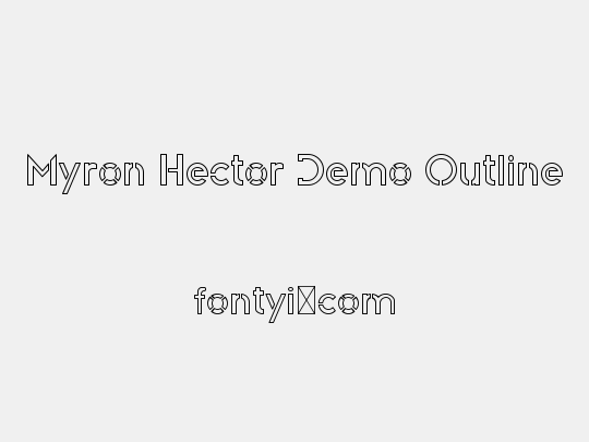 Myron Hector Demo Outline