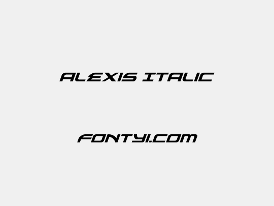 Alexis Italic