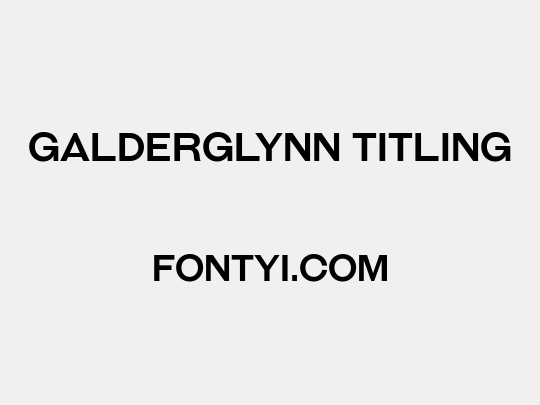Galderglynn Titling