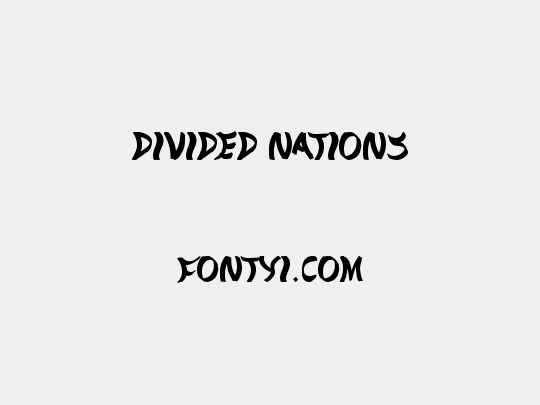 Divided Nations