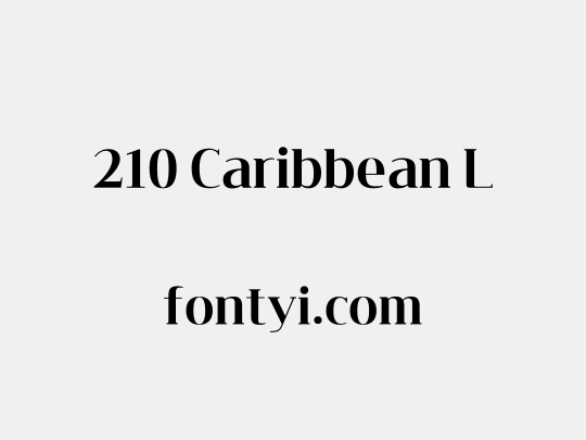 210 Caribbean L
