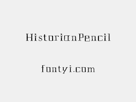 HistorianPencil