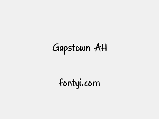 Gapstown AH