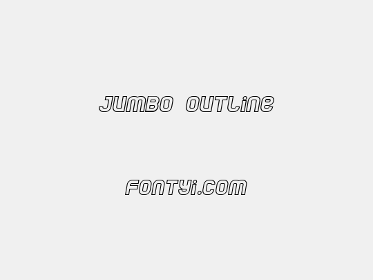 Jumbo Outline