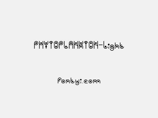 PHYTOPLANKTON-Light