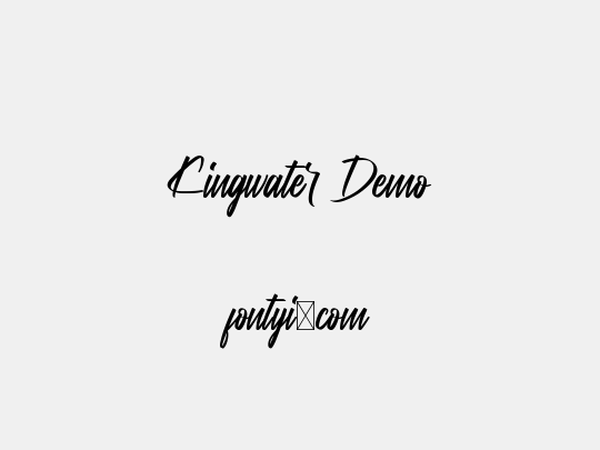 Kingwater Demo