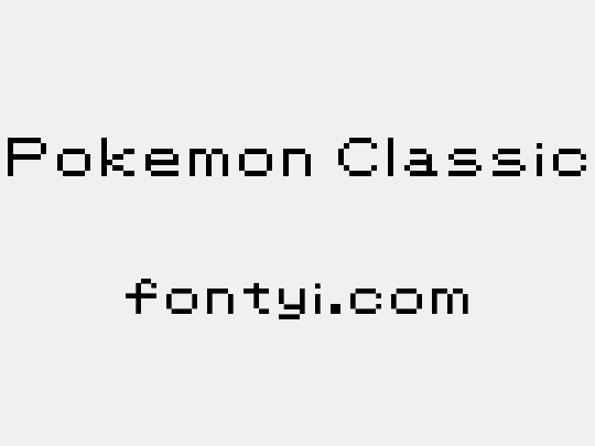 Pokemon Classic