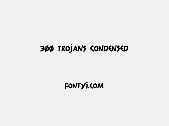 300 Trojans Condensed