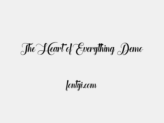 The Heart of Everything Demo